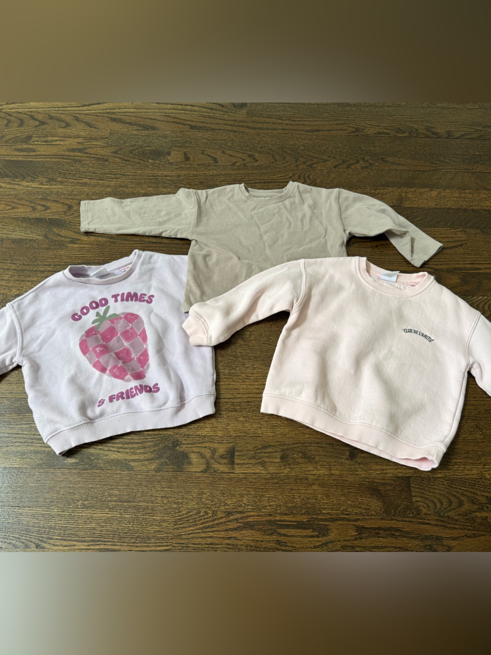 Zara girls 2-3T sweatshirts/tee